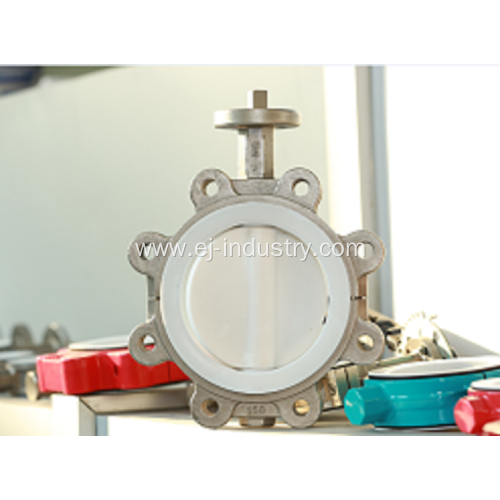 SS Body Ptfe Seat Butterfly Valve